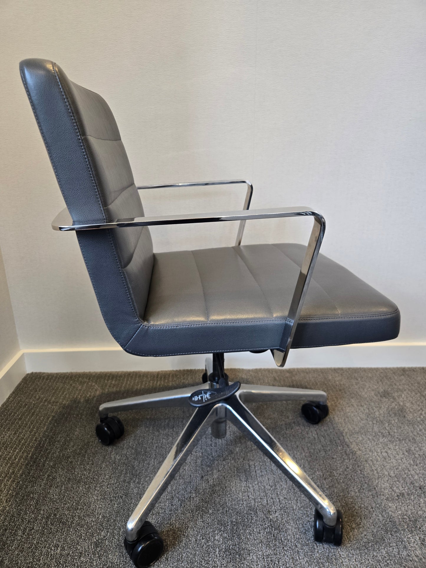 Bernhardt Design Duet Conference Chair in Grey
