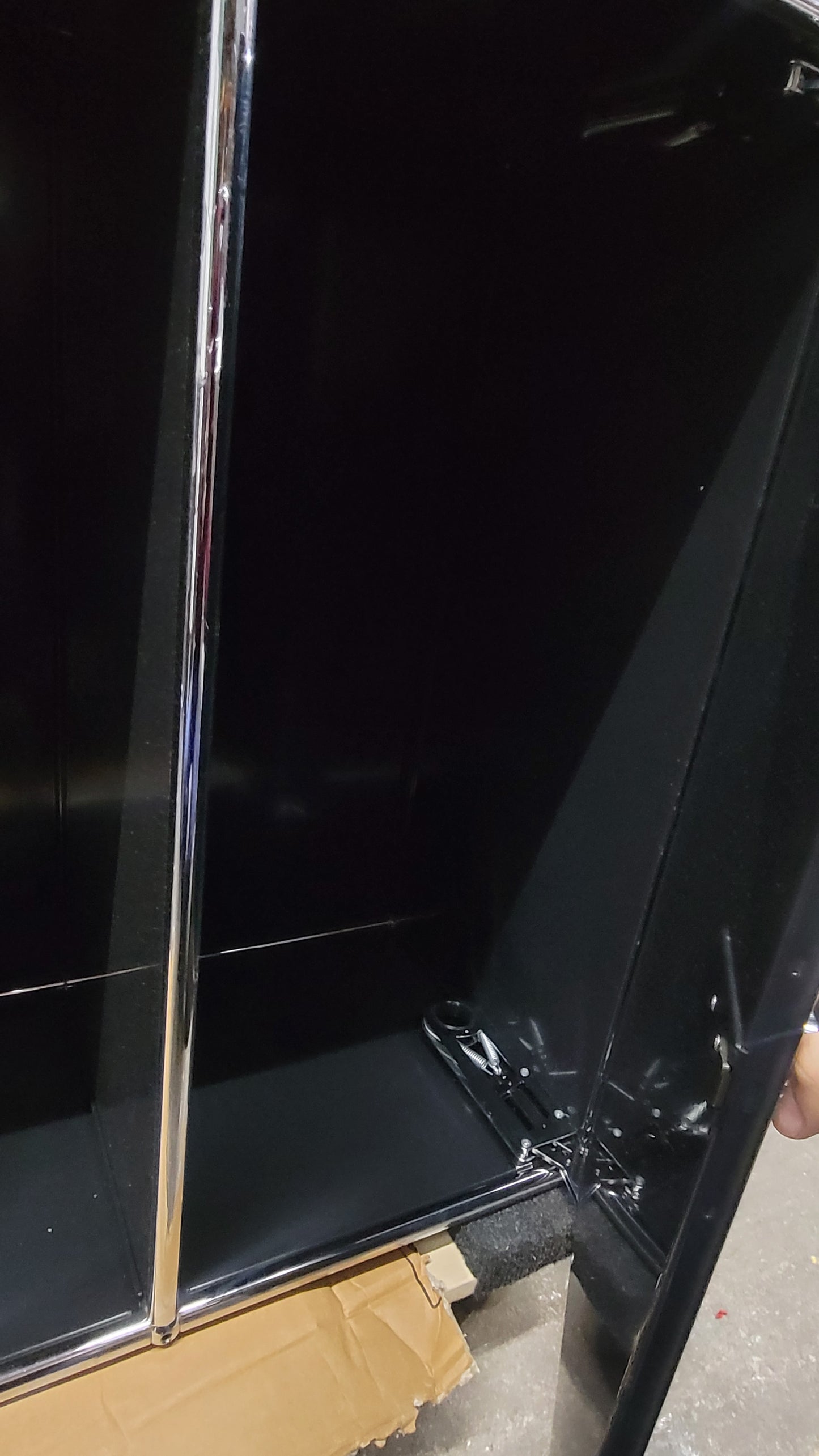 USM Haller 2x2 Cabinet / Dresser with 2 Shelves and 2 Drawers in Black