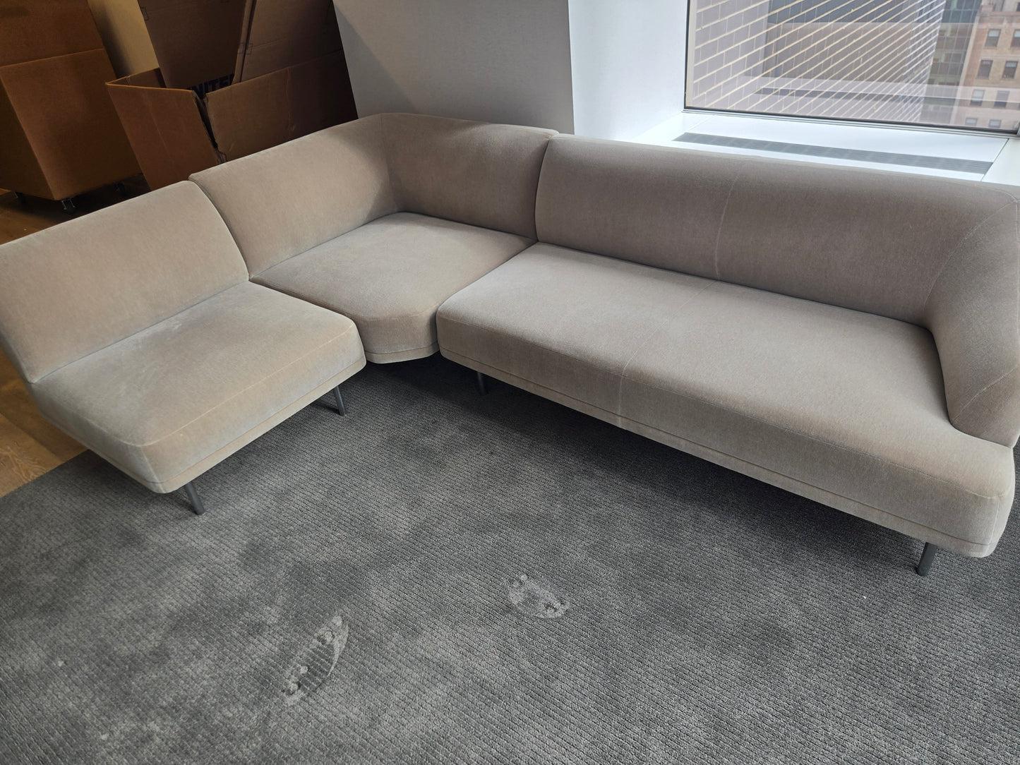 Bernhardt Design Mirador L-Shape Sofa