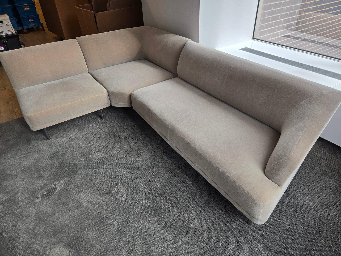 Bernhardt Design Mirador L-Shape Sofa