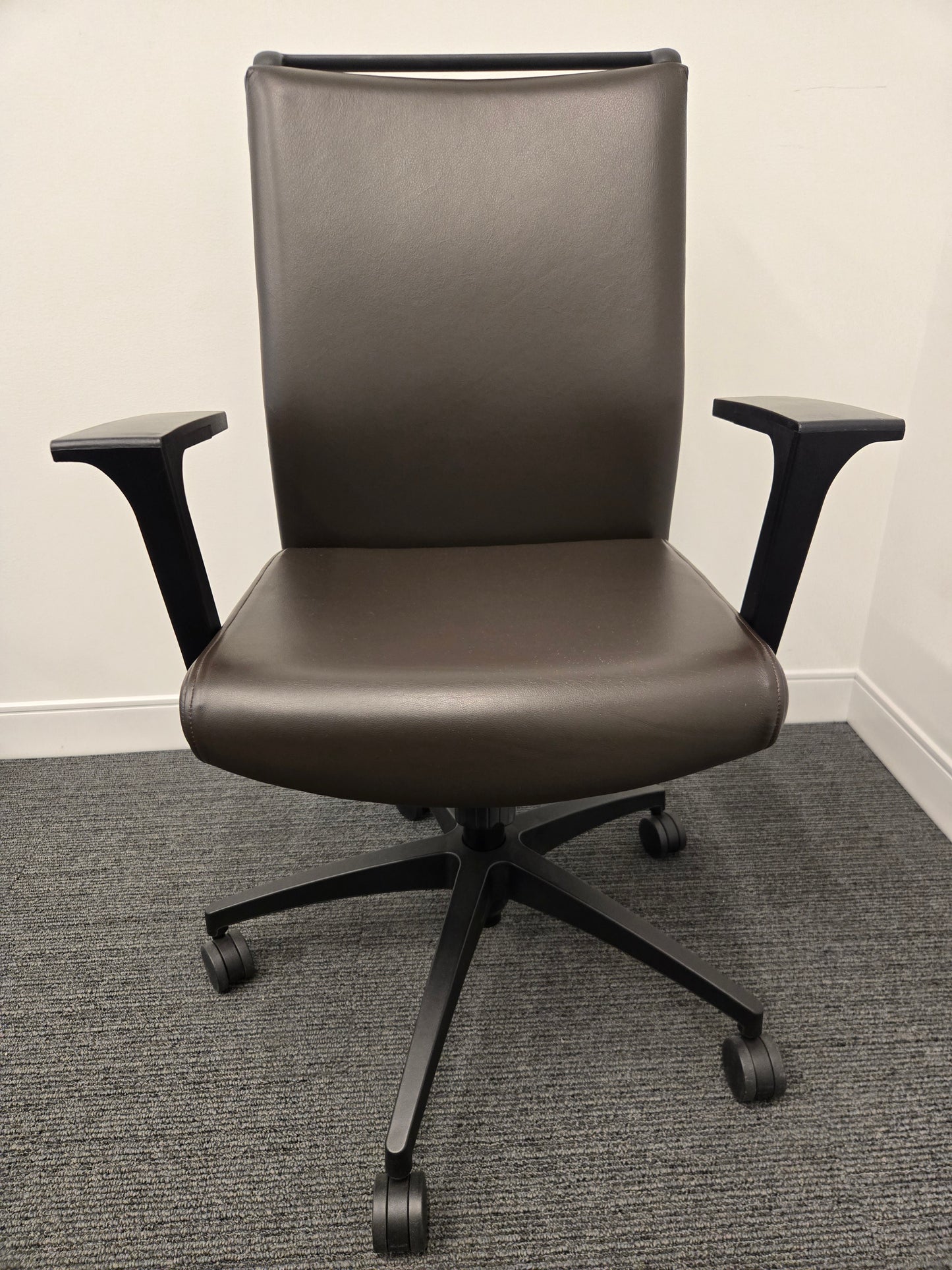 SitOnIt Sona Conference Chair in Brown Eco-Leather