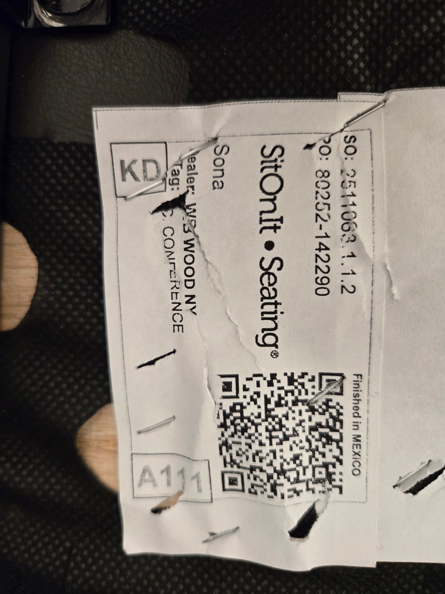 SitOnIt Sona Conference Chair in Brown Eco-Leather