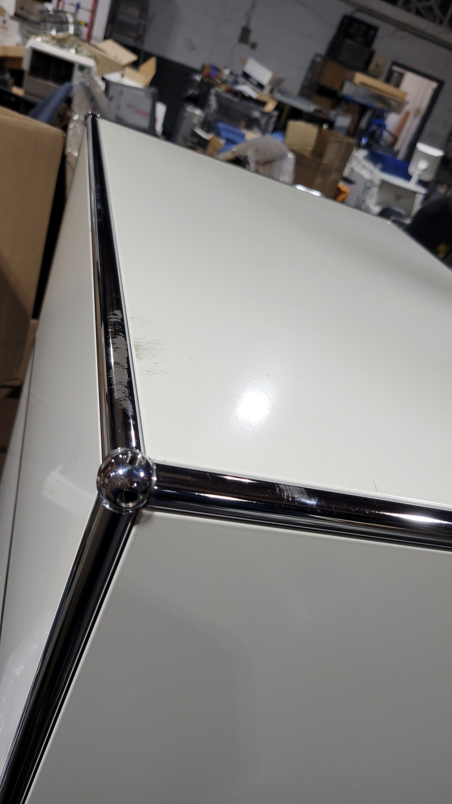 USM Haller Cabinet / Dresser 1x4 with 4 Doors in White