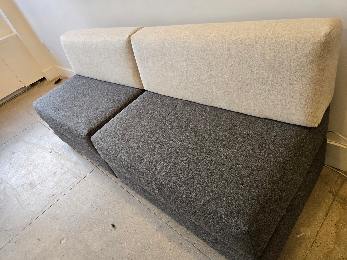 Dr. Sofa 3-foot Armless Sofa