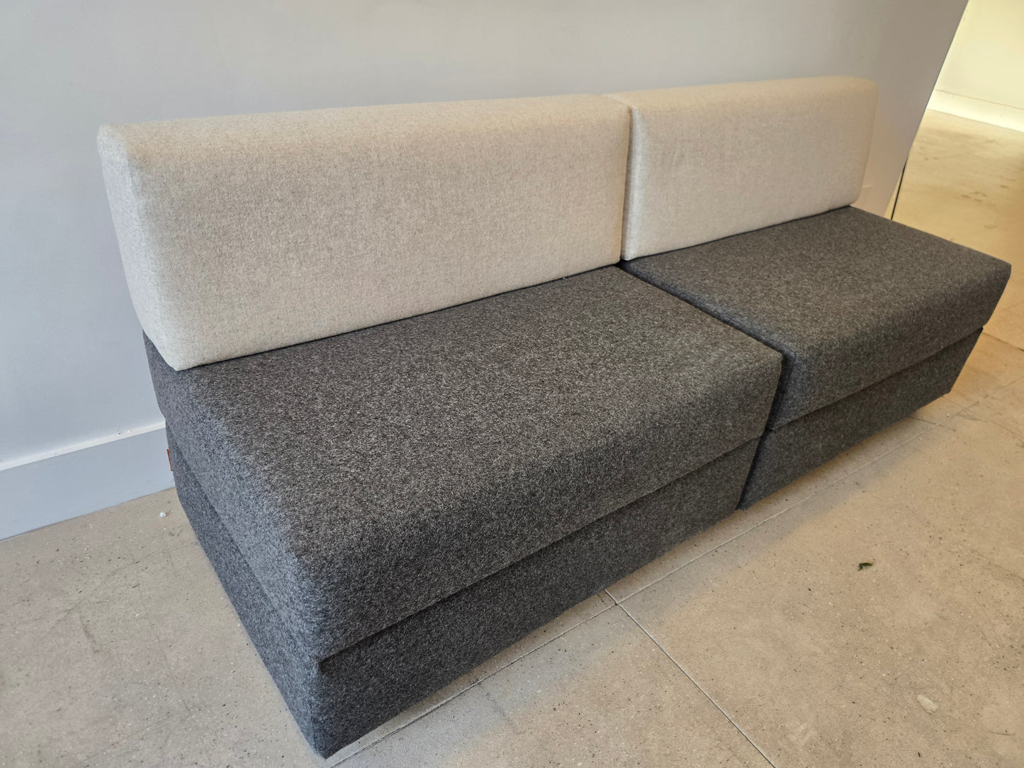 Dr. Sofa 3-foot Armless Sofa