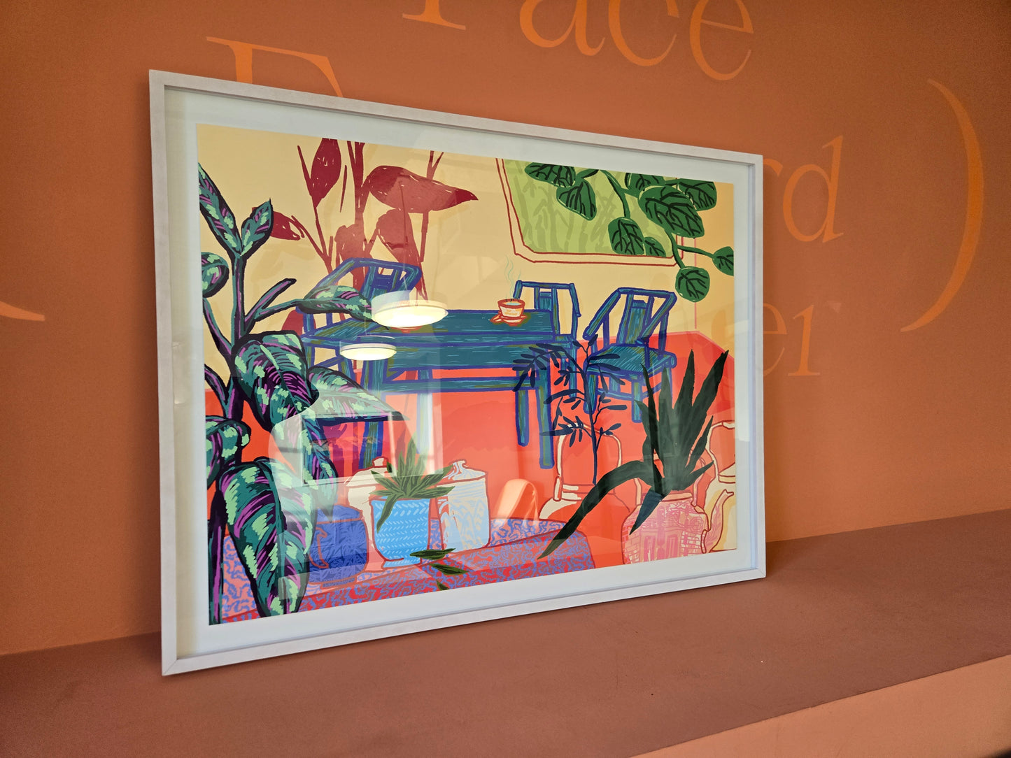 Framed Botanical Dining Room Art Print