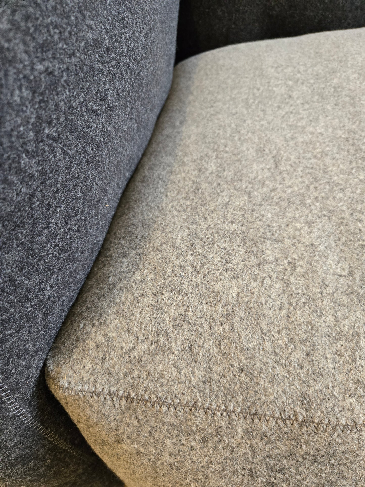 HAY Mags Soft 3-Piece Sectional Sofa in Light-Dark Grey