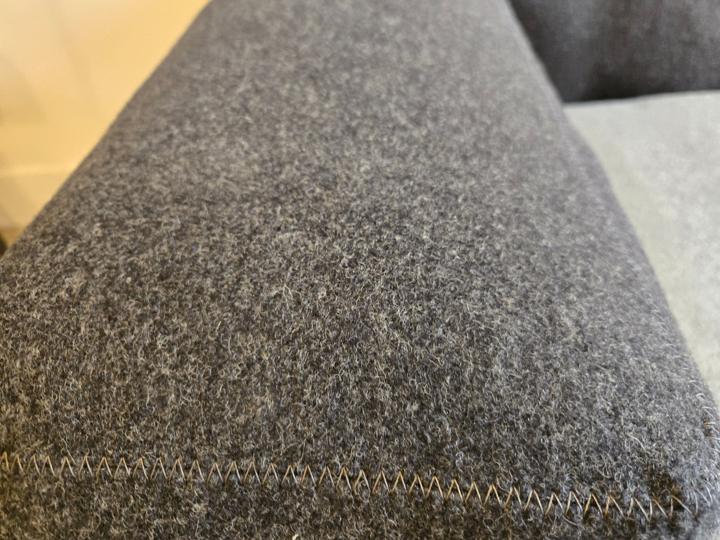 HAY Mags Soft 3-Piece Sectional Sofa in Light-Dark Grey