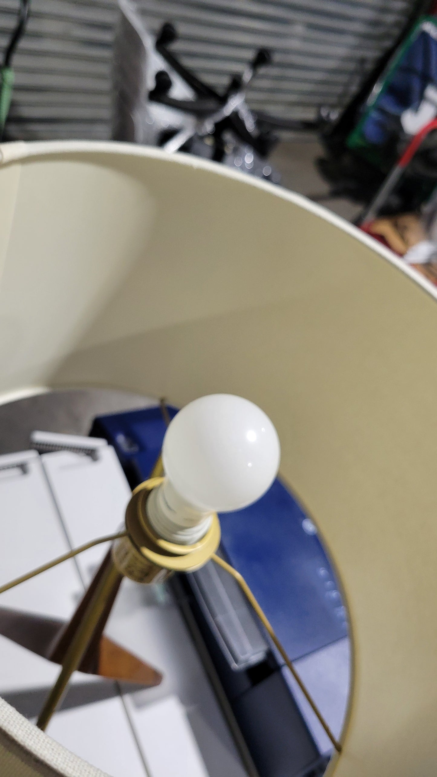 West Elm Caldas Table Lamp in Walnut