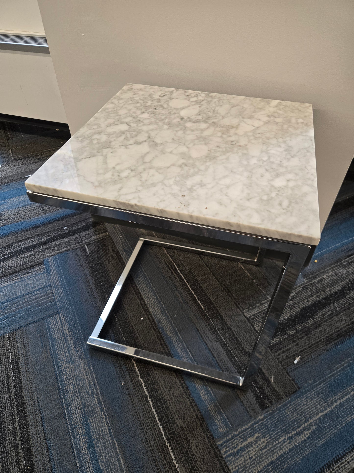 CB2 Smart C-Table with Marble Top