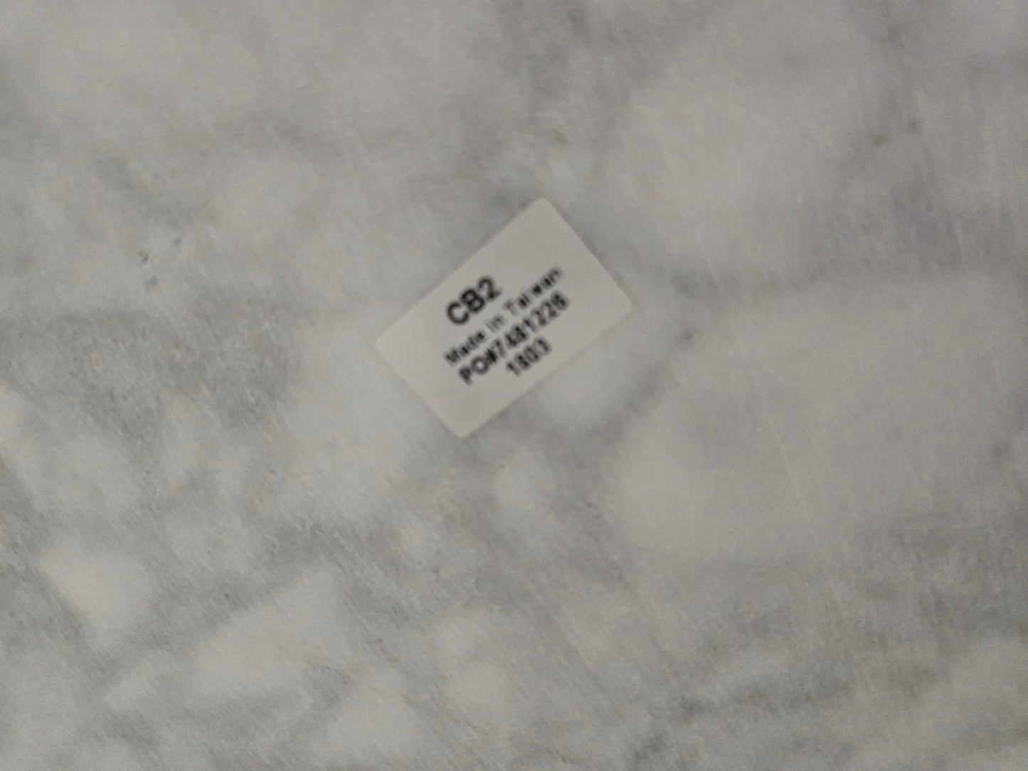 CB2 Smart C-Table with Marble Top