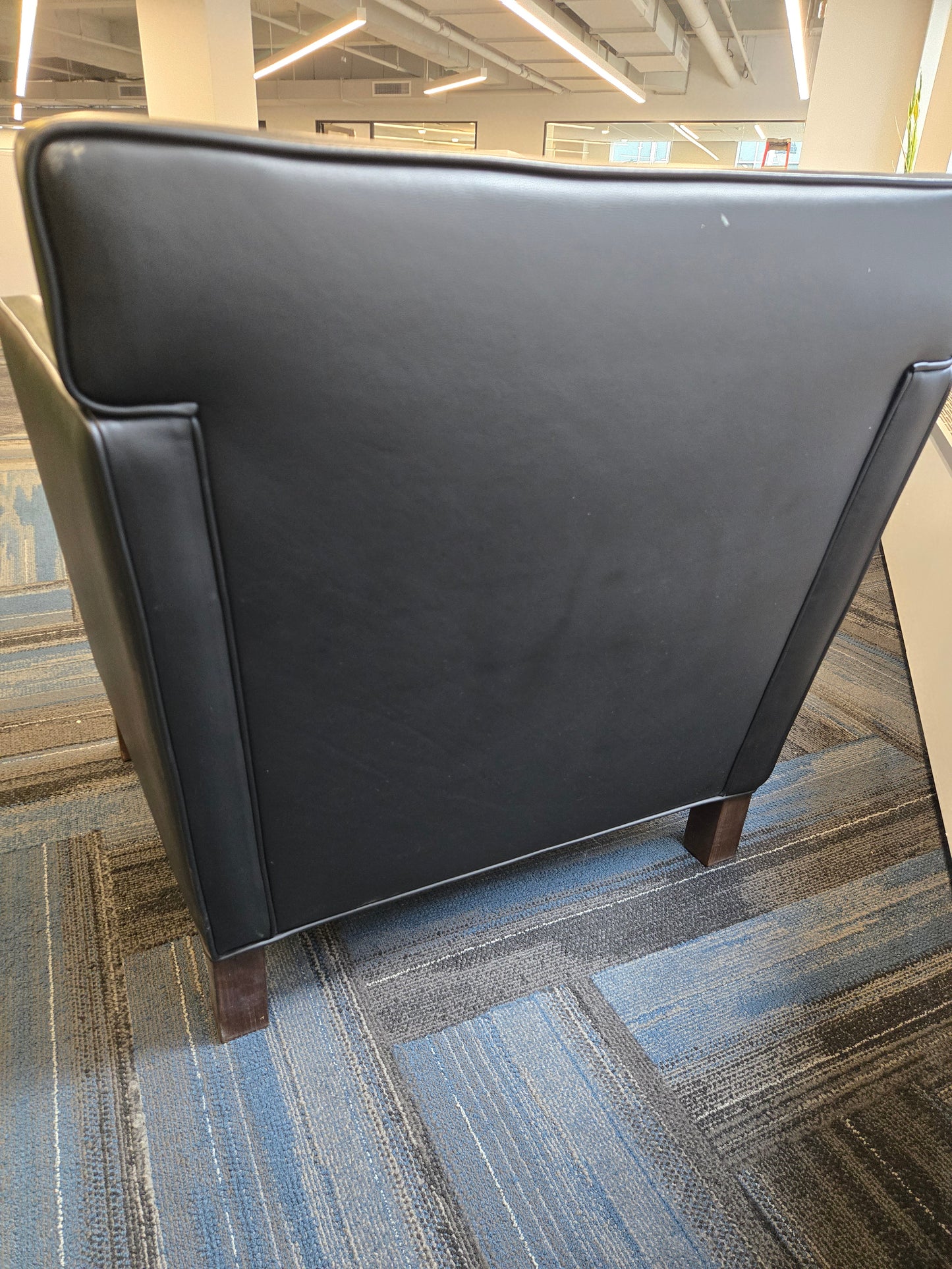 Knoll Mies van der Rohe Krefeld Lounge Chair in Black Leather