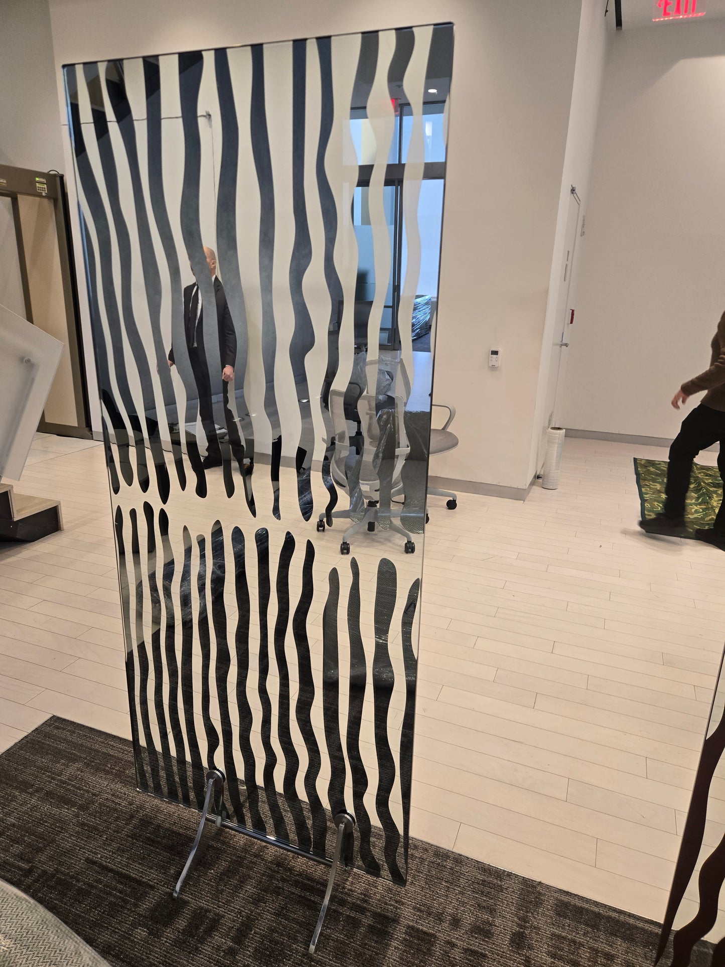 Fiam Italia Post Modern Glass Wall Divider