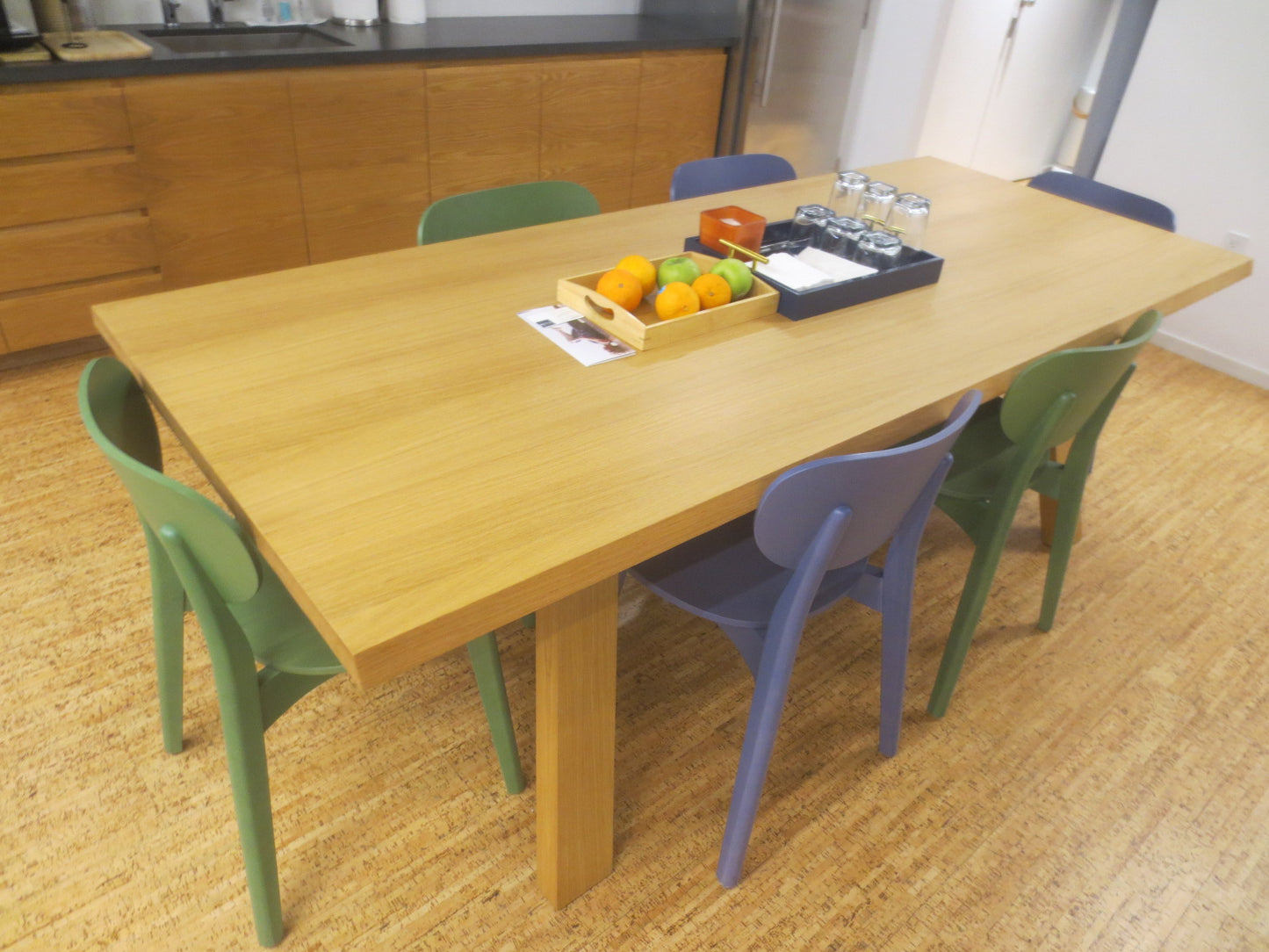 Blu Dot A Walk in the Park 90-in Oak Dining Table
