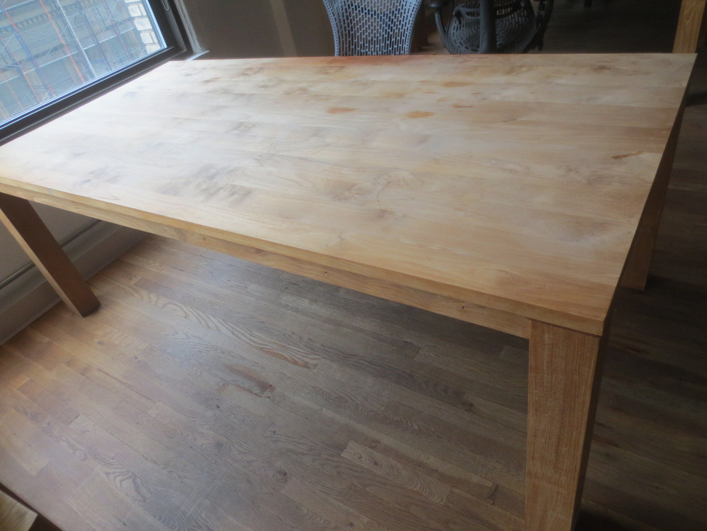 Crate & Barrel Big Sur 90-in Natural Oak Solid Wood Dining Table
