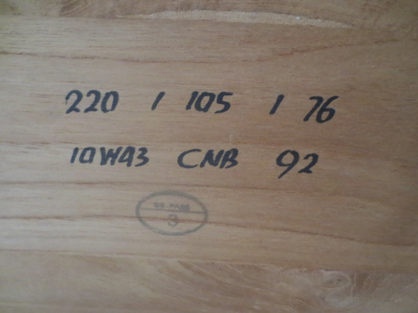 Crate & Barrel Big Sur 90-in Natural Oak Solid Wood Dining Table