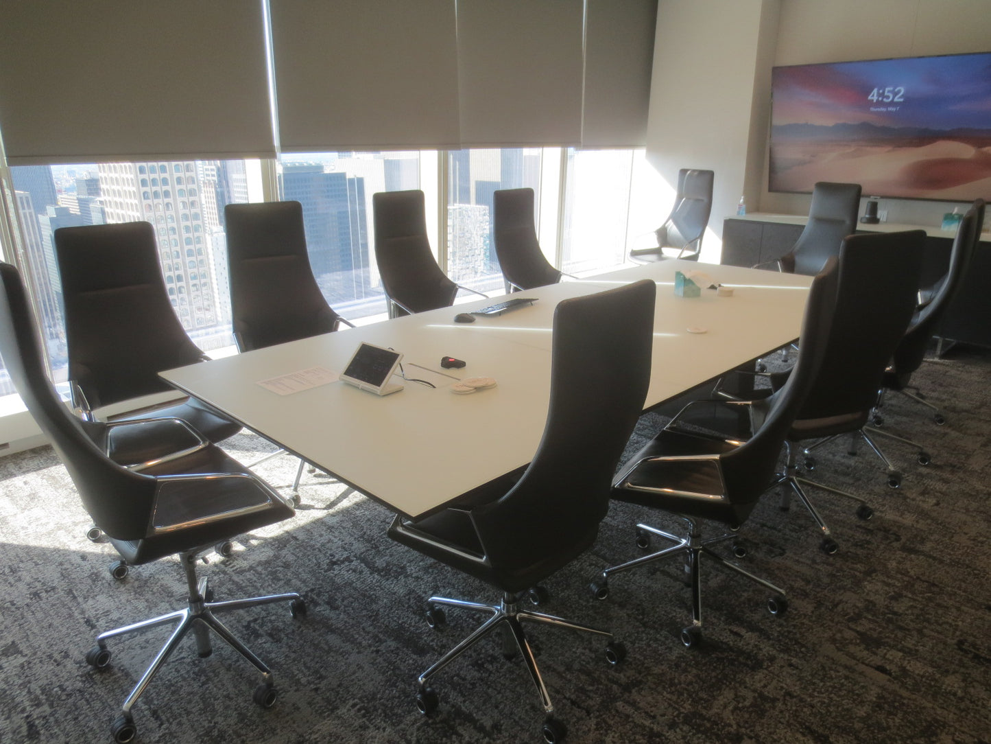 Wilkhahn Graph High Back Executive Chair in Black Leather