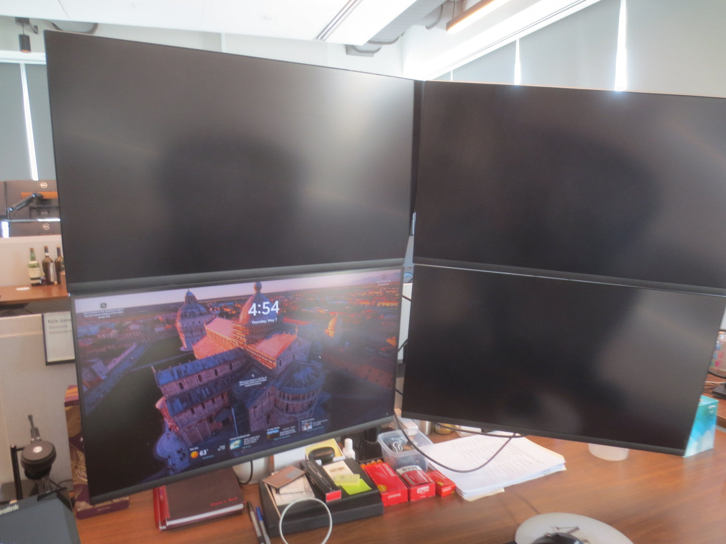 M/Flex for M2 Pro Quad Monitor Arm with Sliders