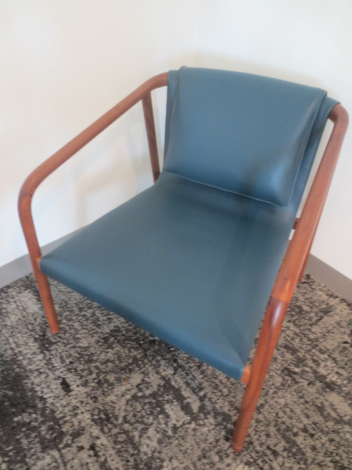 Bernhardt Design Oslo Lounge Chair in Blue