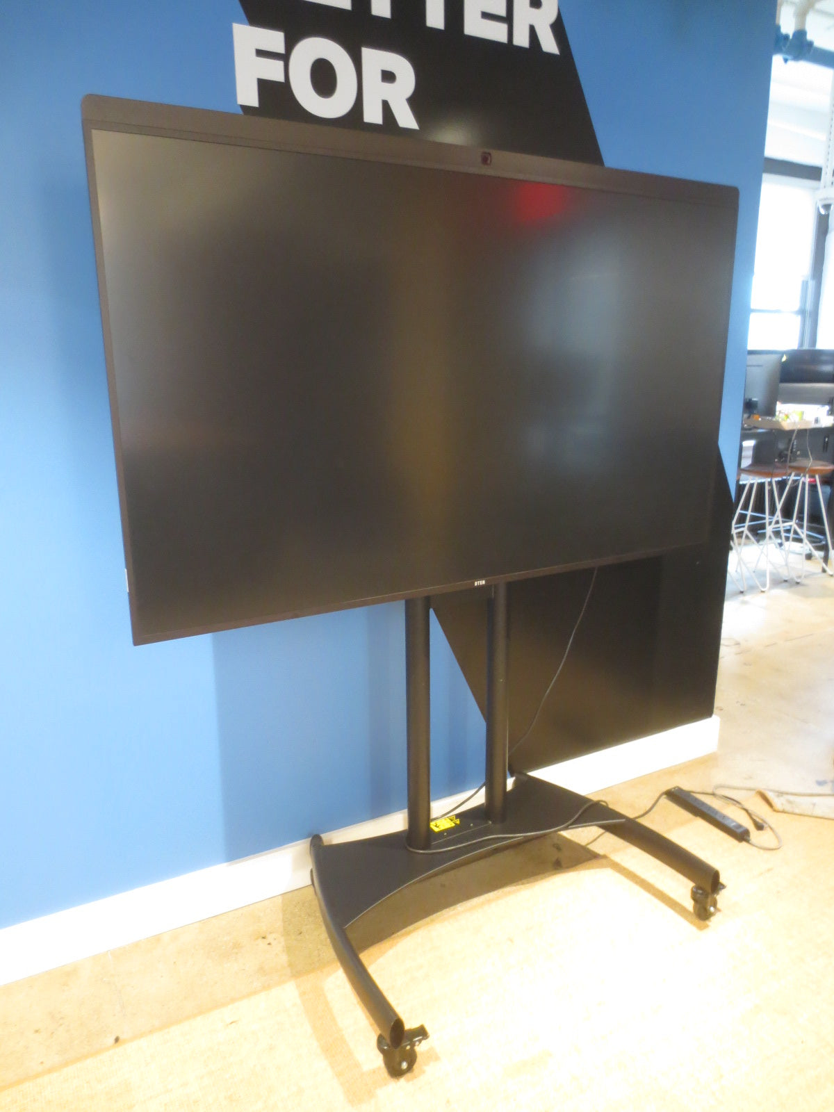 DTEN D7 55-in Zoom Rooms Collaboration Display, Model DB50455, with Mobile Stand