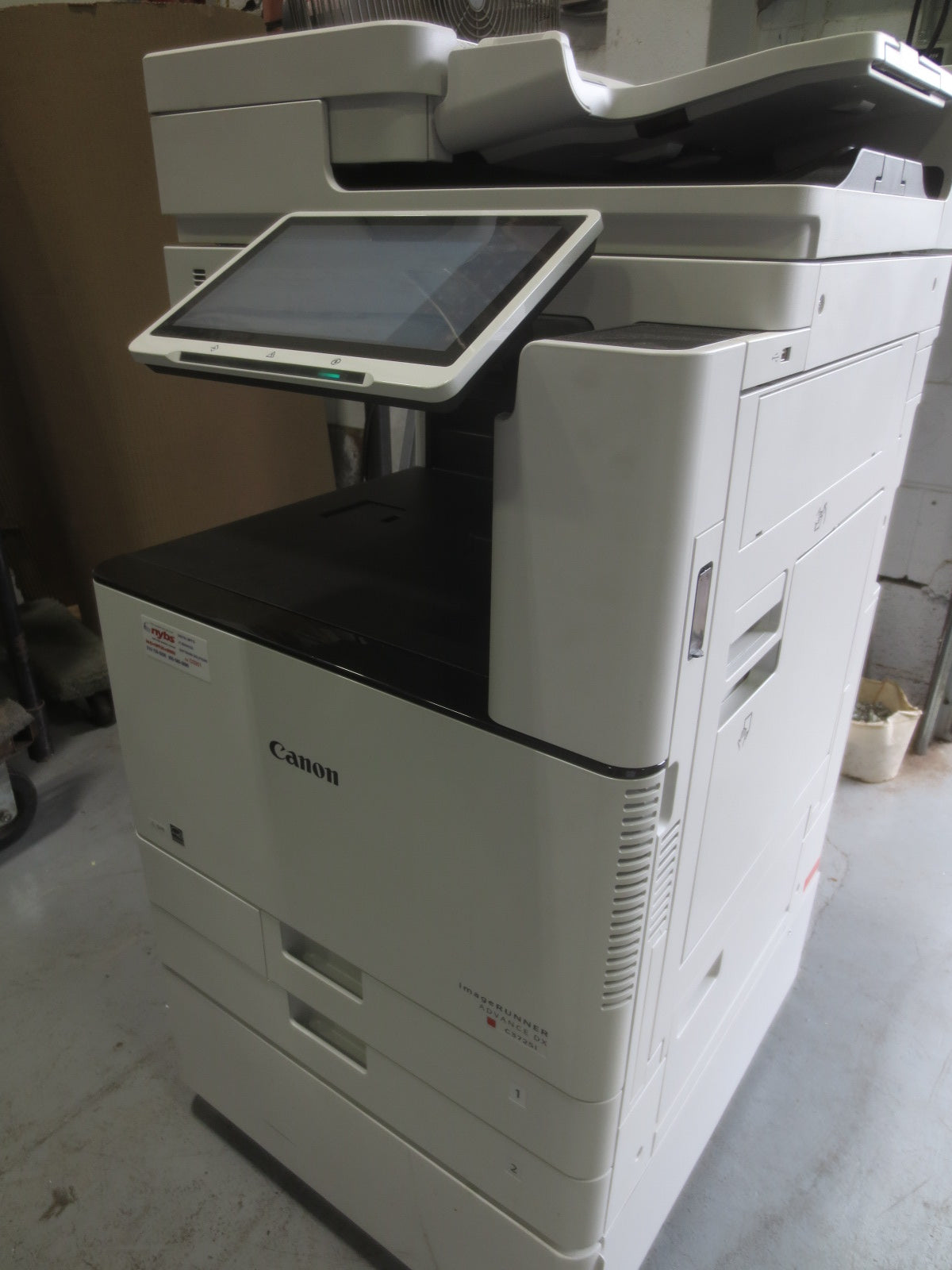 Canon ImageRunner Advance DX C3725i Color Multifunction Copier Printer Scanner
