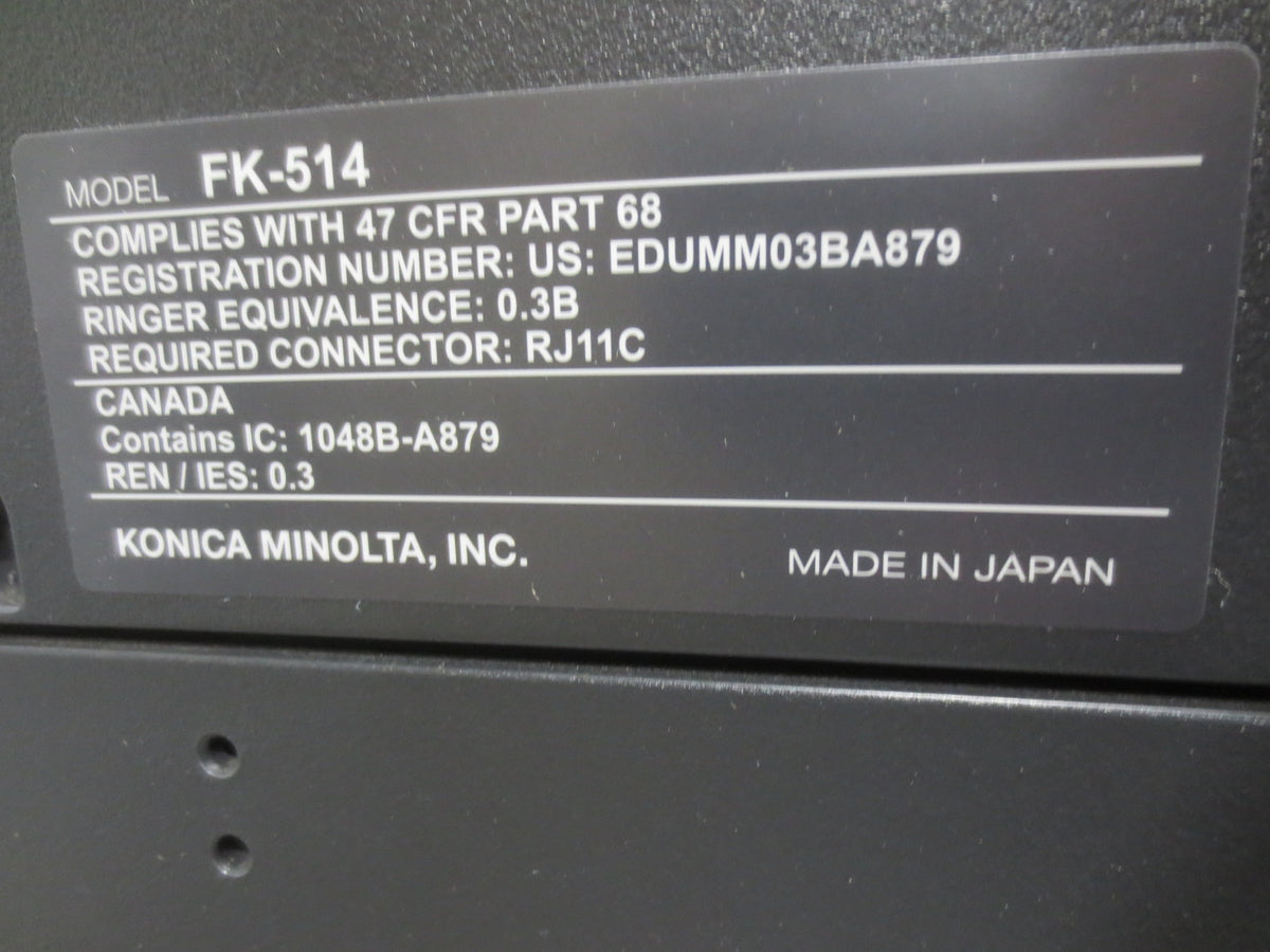 Konica Minolta Bizhub C368 Color Multifunction Copier Printer Scanner with Finisher
