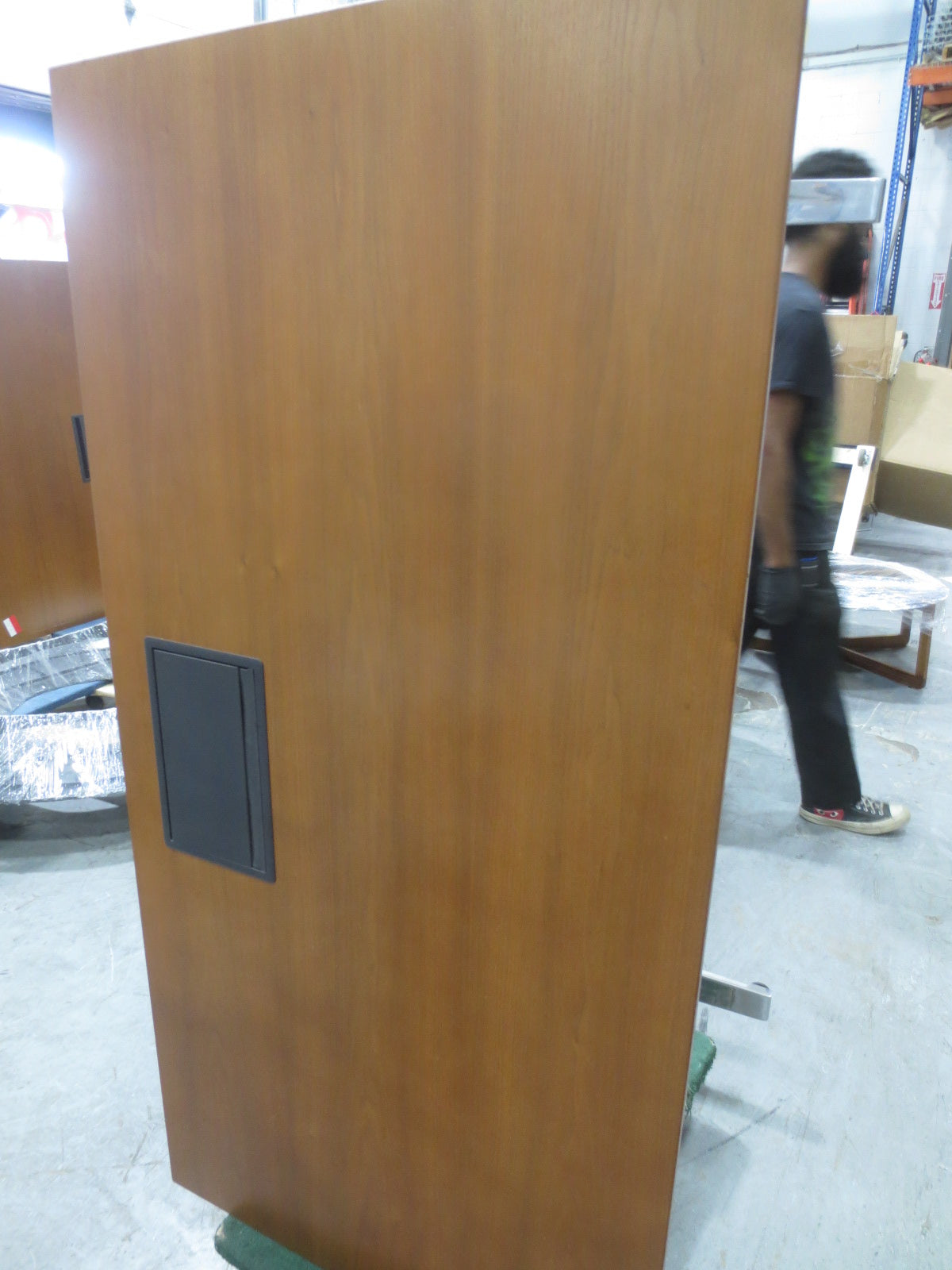 Herman Miller Renew 59x29-in Sit-To-Stand Desk with Electric Outlet in Walnut