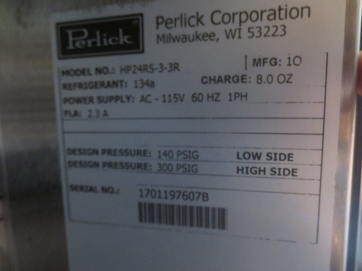 Perlick HP24RS-3-3R Refrigerator with Left-Hinged Door