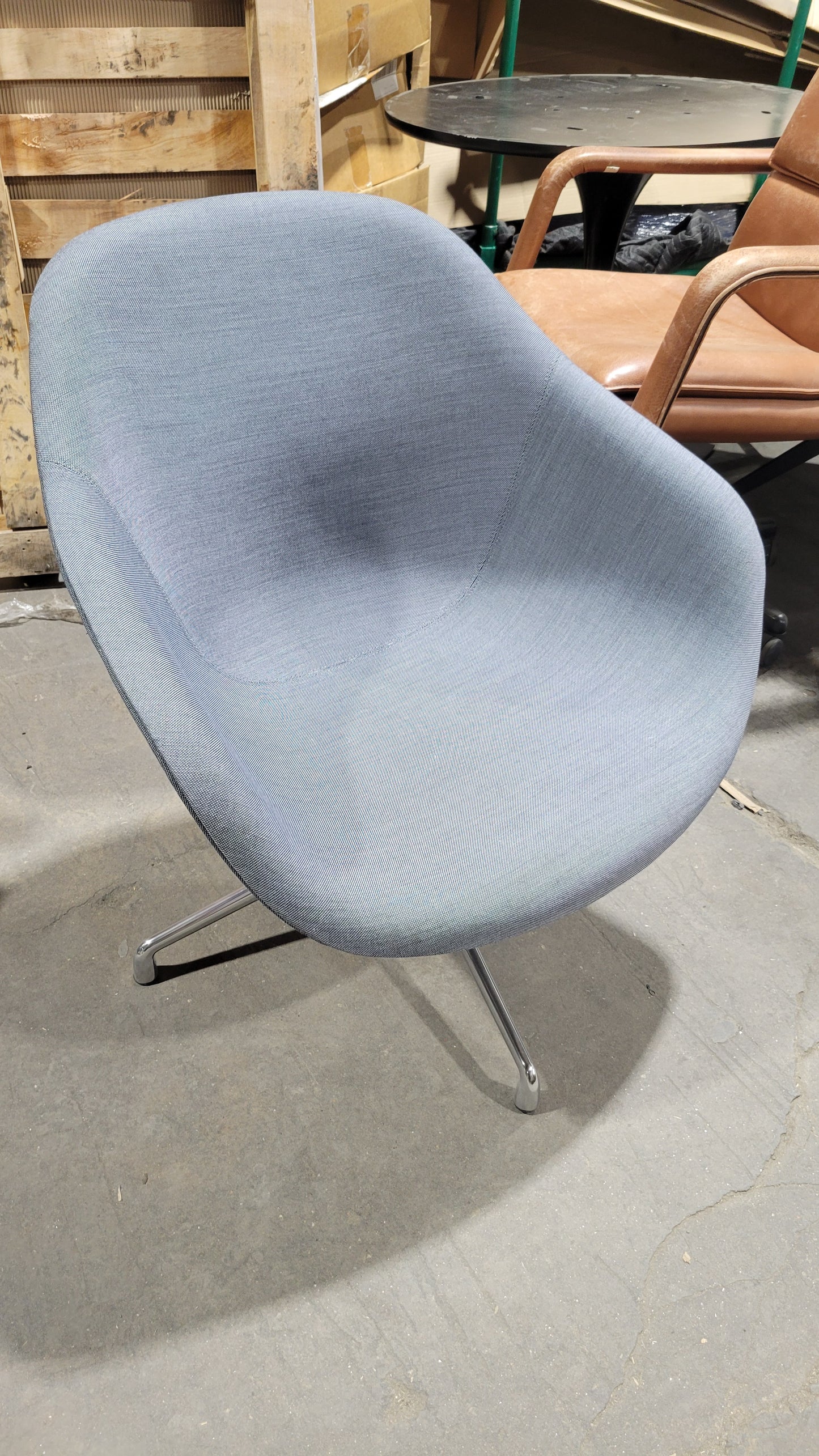 HAY About A Chair (AAC121) in Grey Fabric