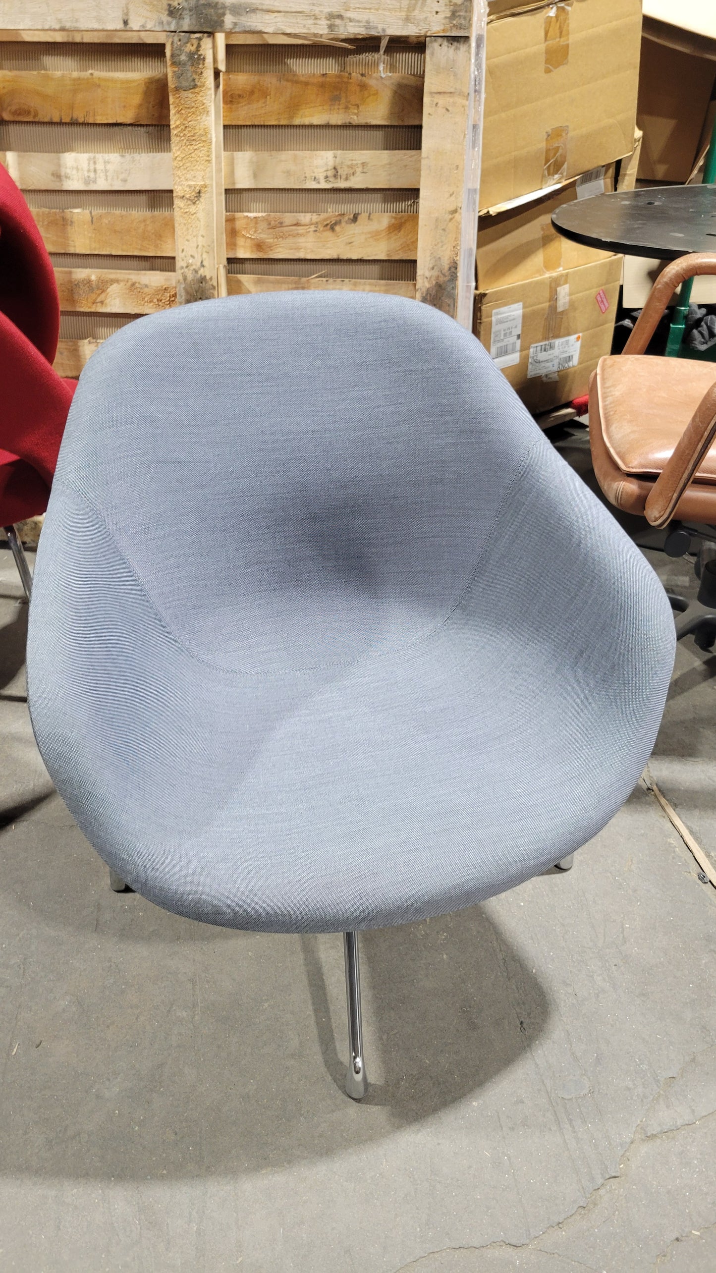 HAY About A Chair (AAC121) in Grey Fabric