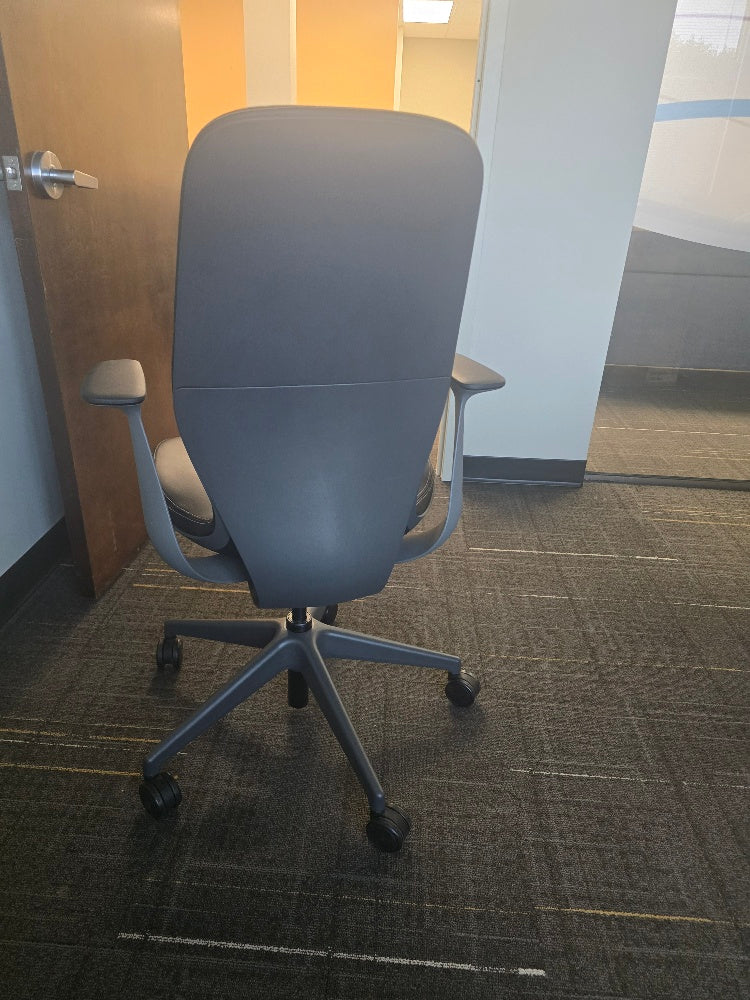 Steelcase Silq Chair in Black Eco-Leather