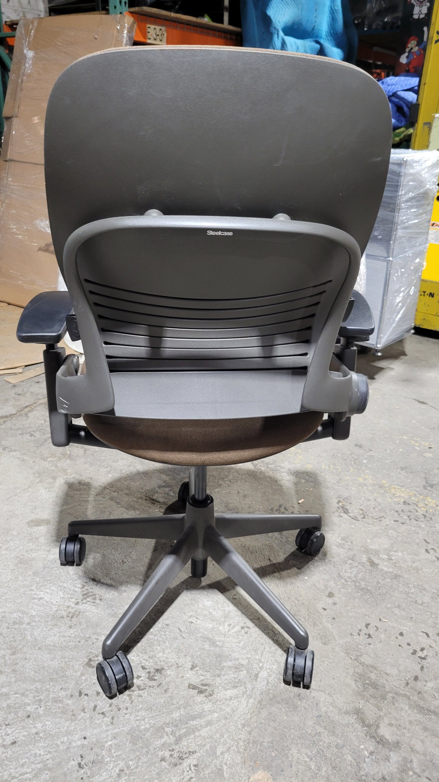 Steelcase Leap V2 Chair in Brown Fabric