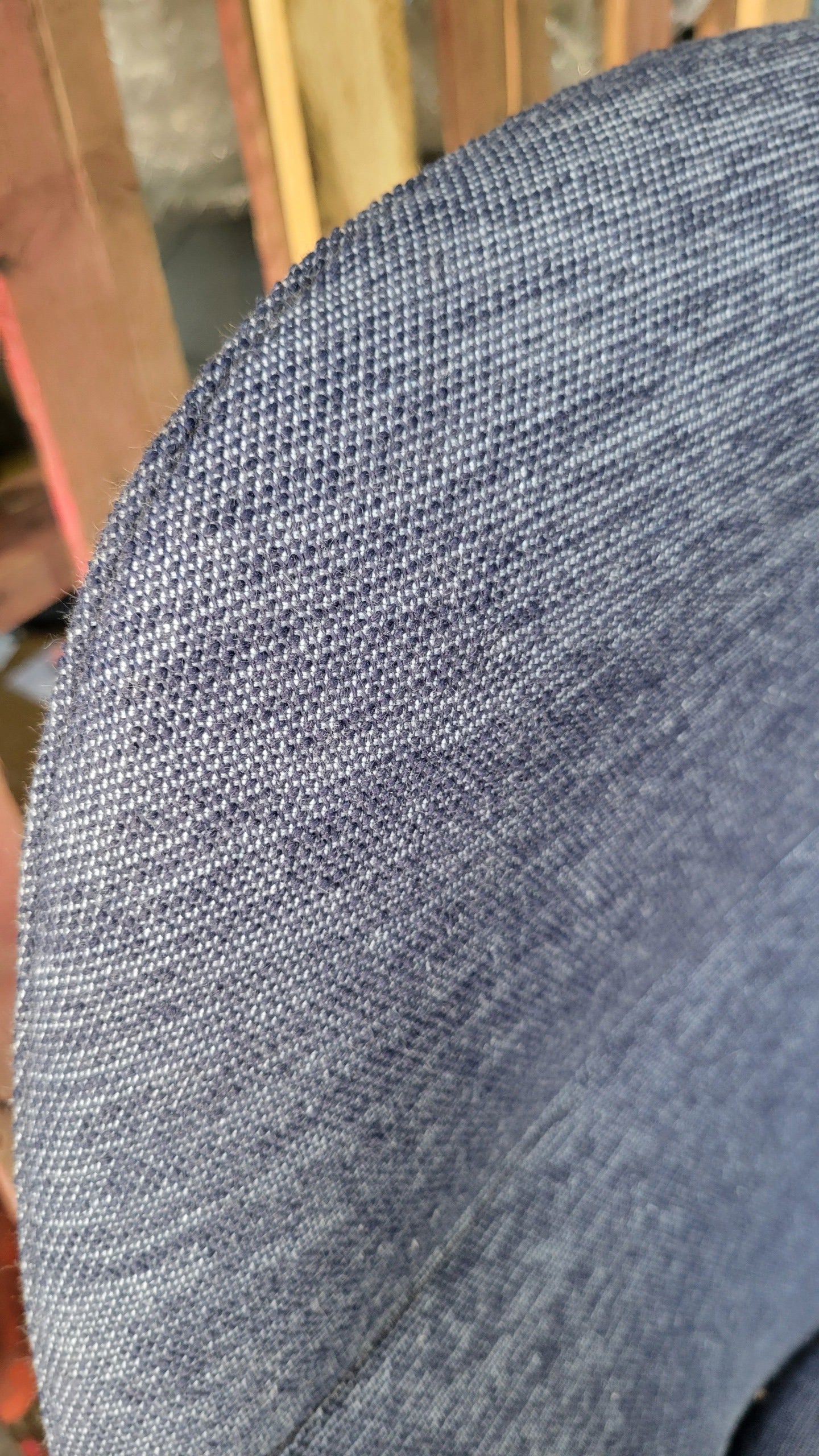 Naughtone Always Lounge Chair in Indigo Blue Fabric
