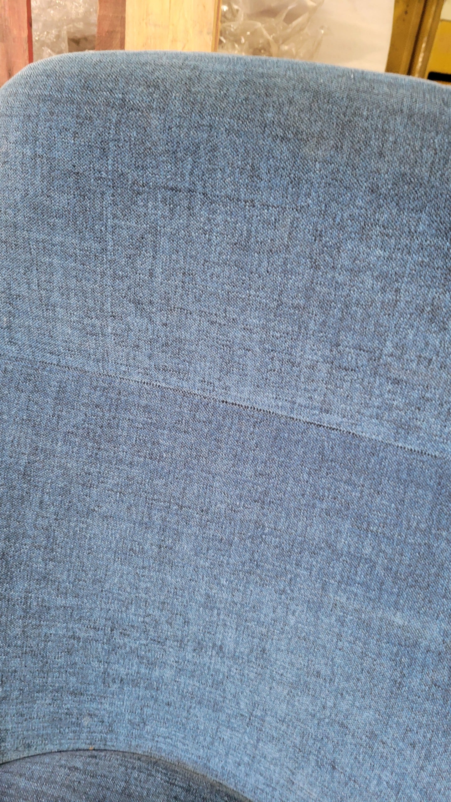 Naughtone Always Lounge Chair in Steel Blue Fabric