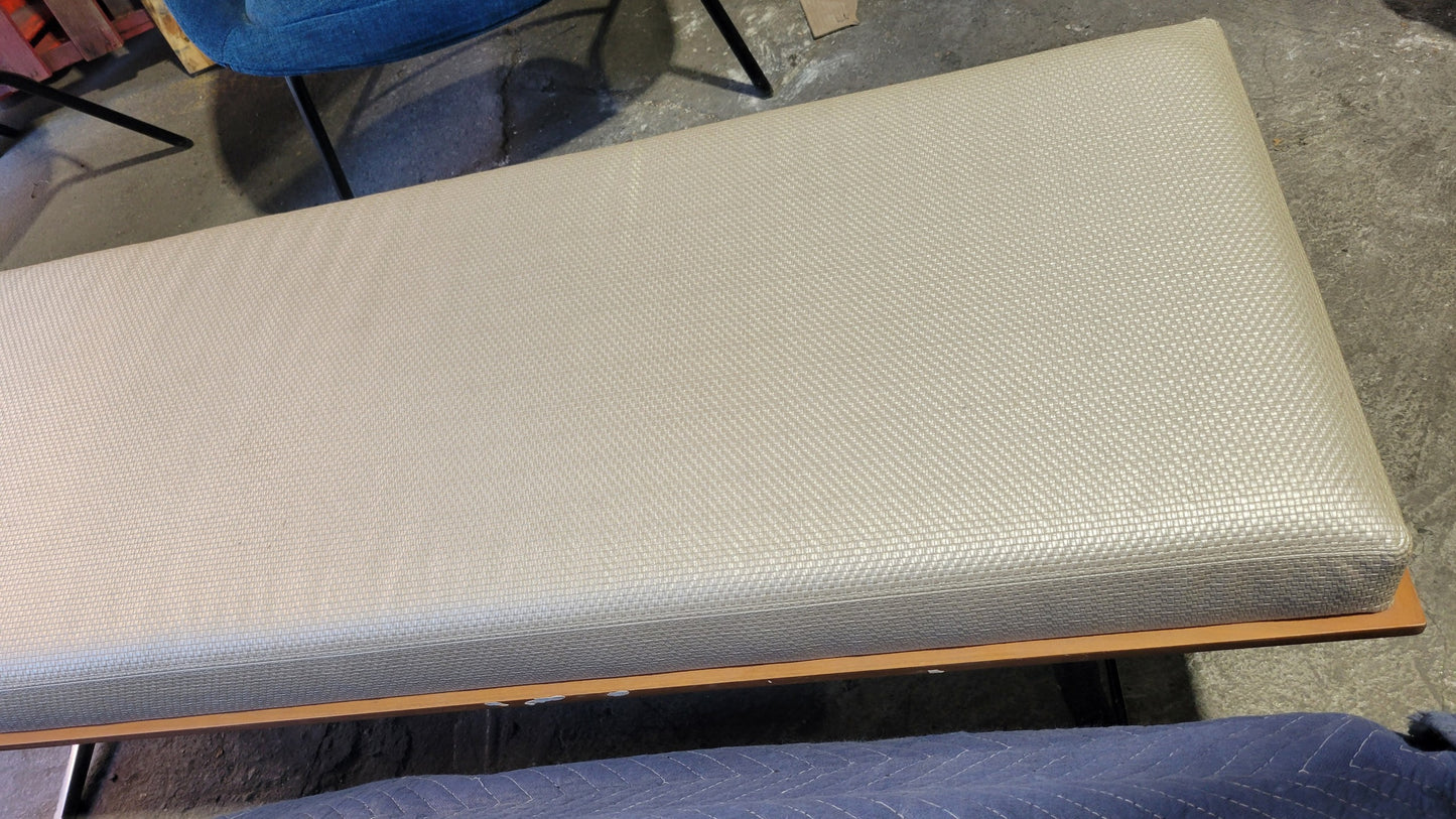 Bernhardt Design Argon Upholstered Bench with Wood Platform