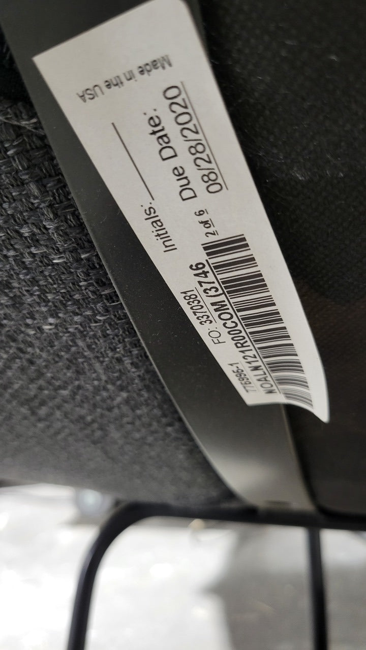 Naughtone Always Guest Chair in Grey Fabric