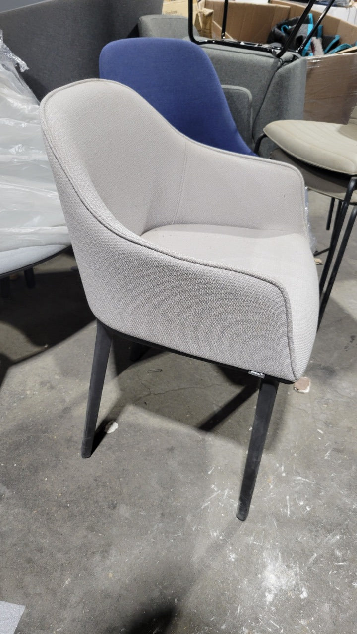 Vitra Softshell Chair in Warm Light Grey