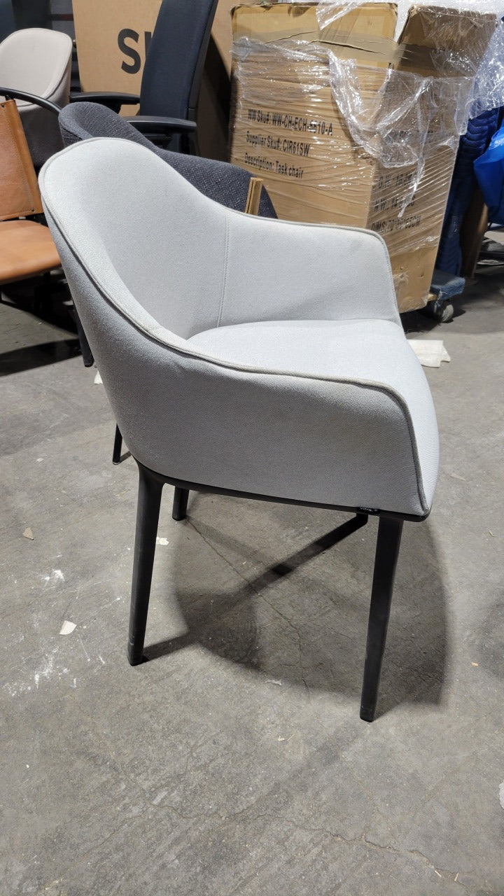 Vitra Softshell Chair in Cool Light Grey