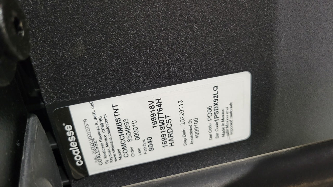 Coalesse SW_1 High Back Office Chair in Blue Fabric