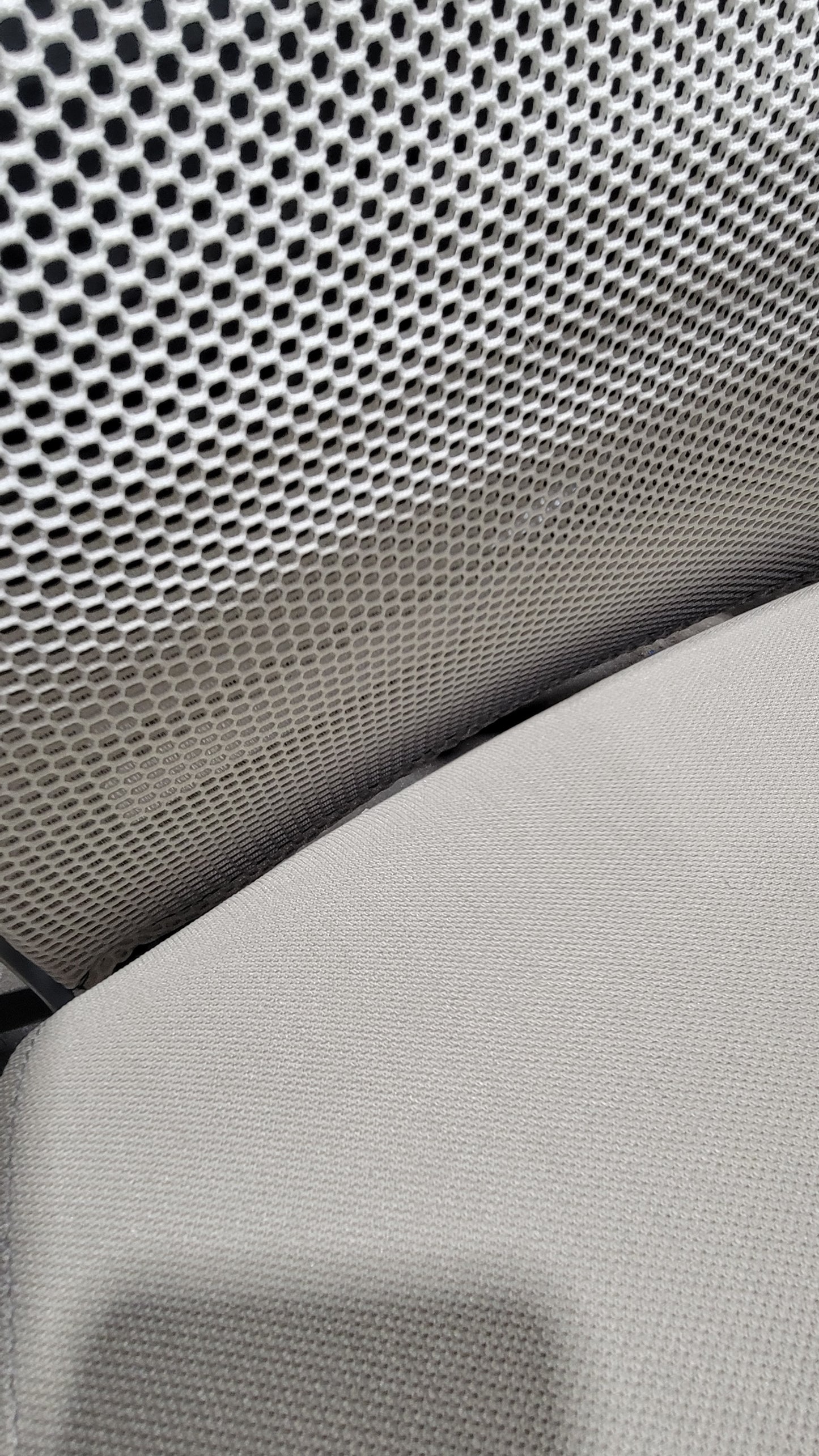 Steelcase Think V2 Chair in White Back and Cream Fabric Seat