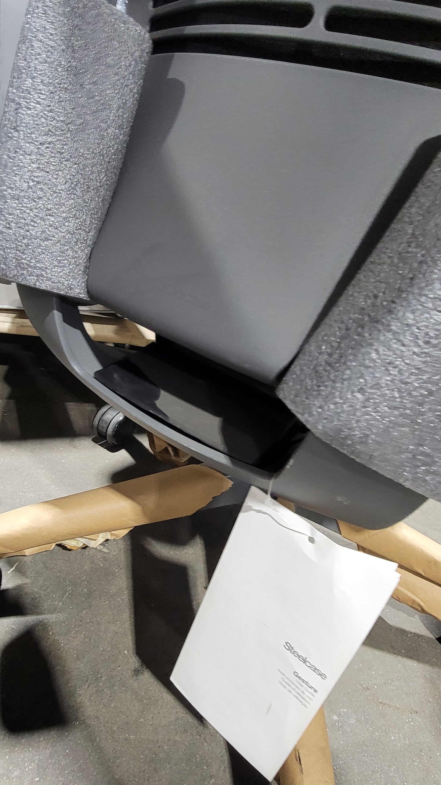 Steelcase Gesture Chair in Heather Grey Fabric with Grey Frame (New)
