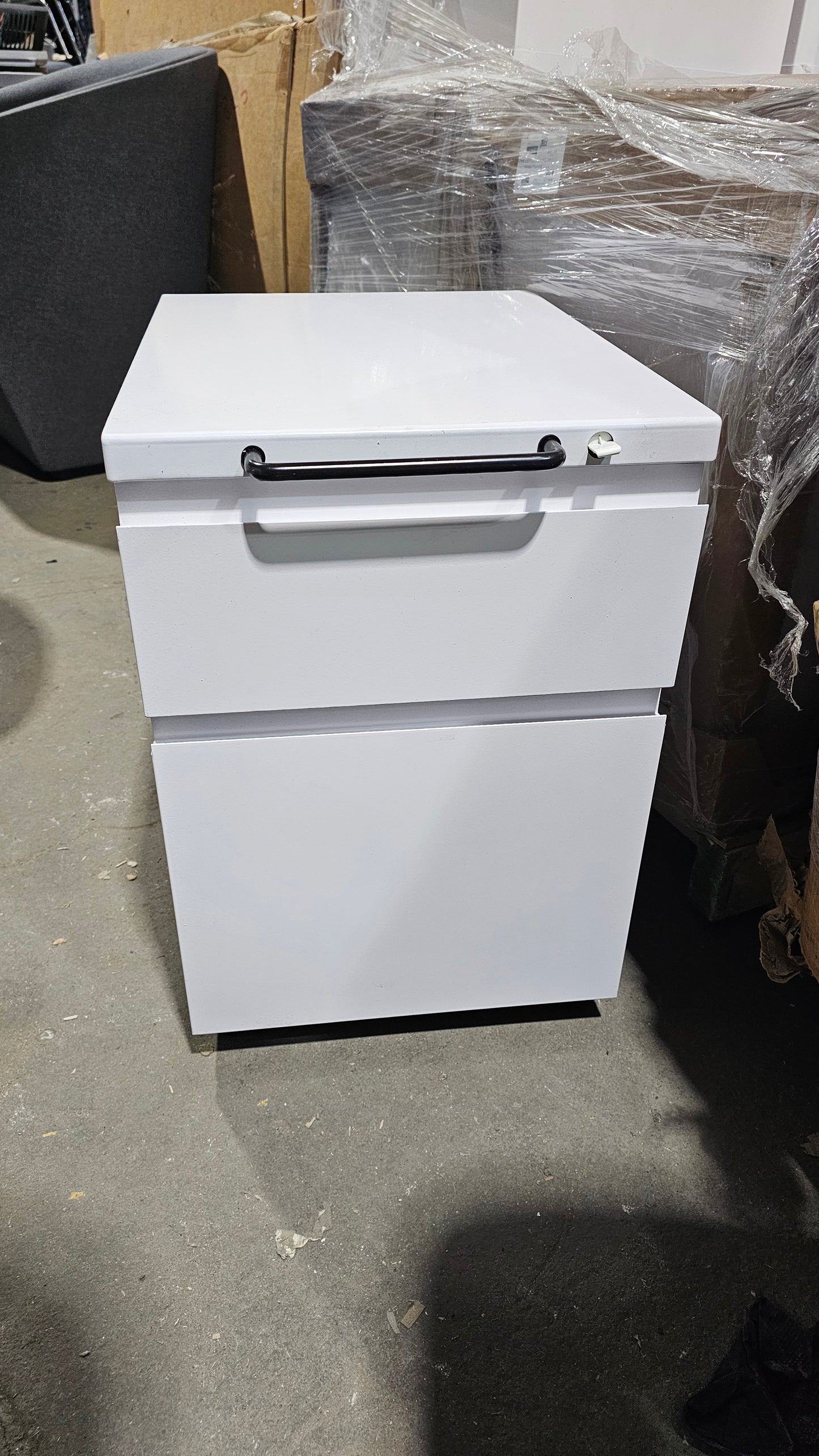 Knoll Series 2 Mobile Pedestal Filing Cabinet in White (New)