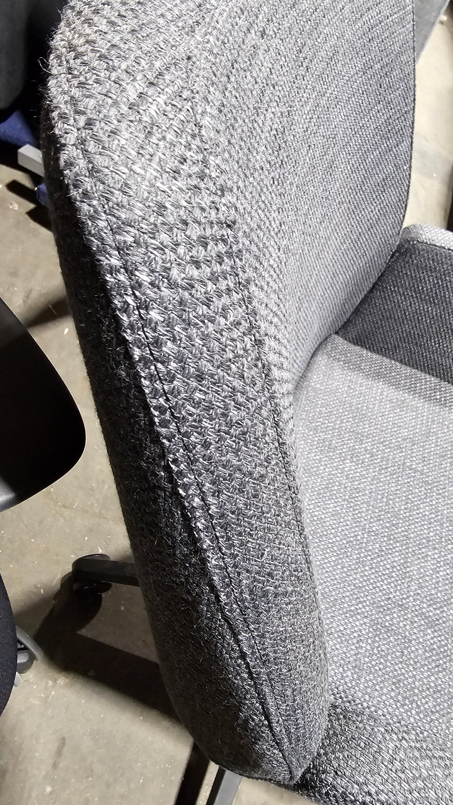 Coalesse Bindu Executive Office Chair in Charcoal Grey Fabric