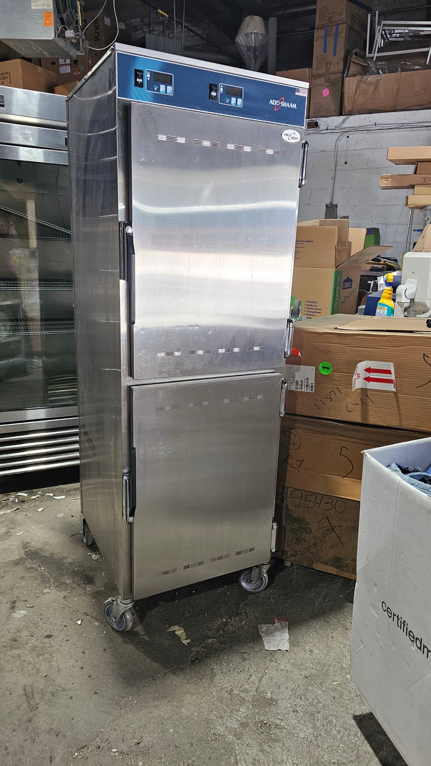 Alto-Shaam Halo Heat Commercial Holding Cabinet Double Compartment, Model 1200-UP