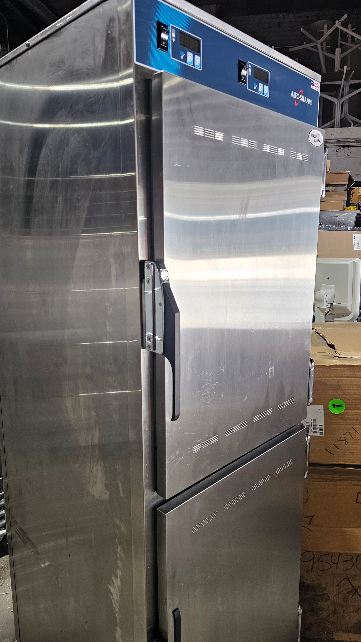 Alto-Shaam Halo Heat Commercial Holding Cabinet Double Compartment, Model 1200-UP