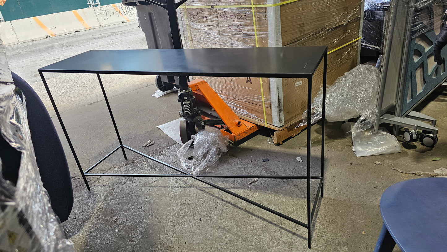 Rejuvenation Burton 54-in Metal Console Table