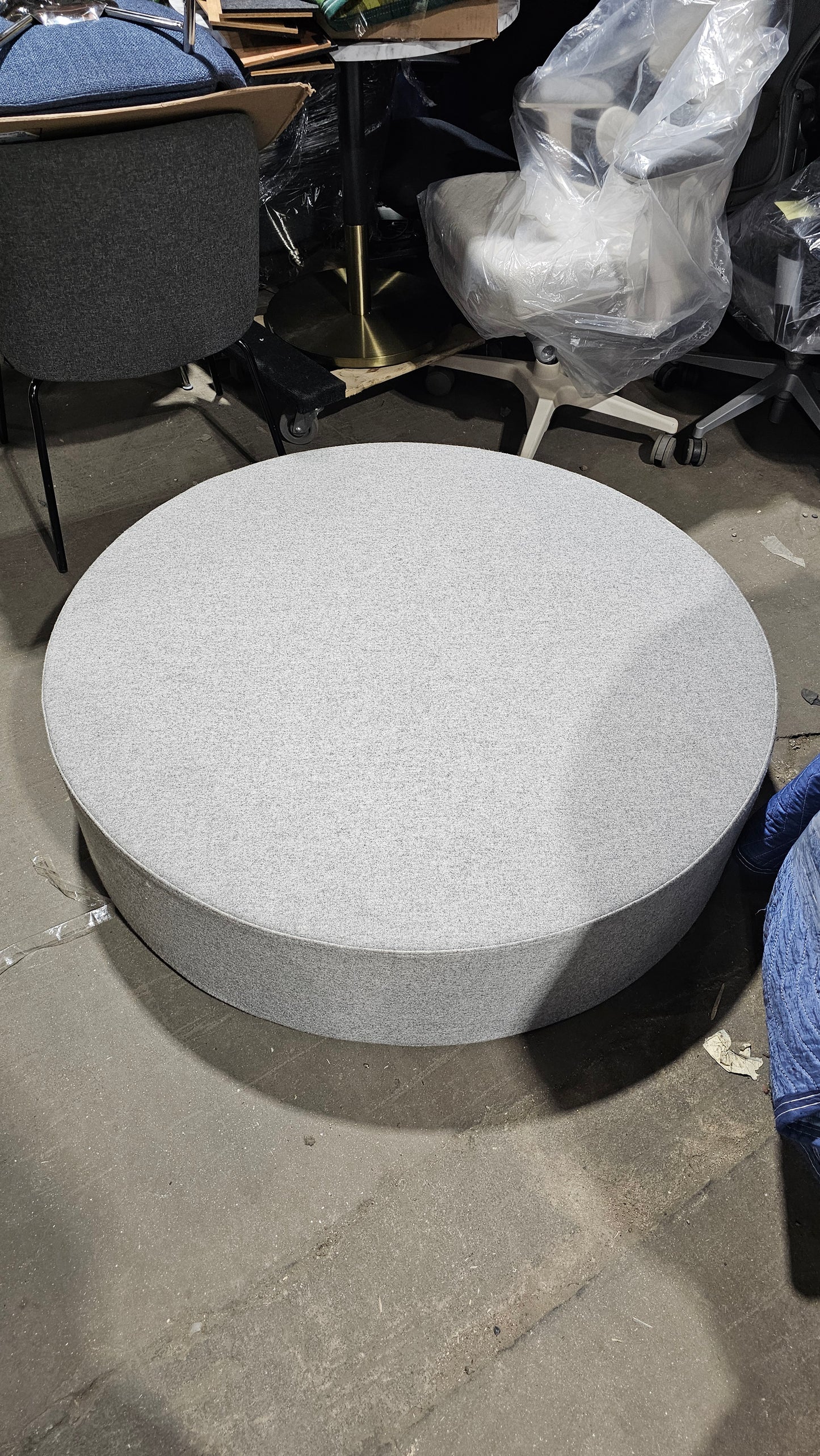 Blu Dot Bumper Extra Large 48-in Ottoman in Grey