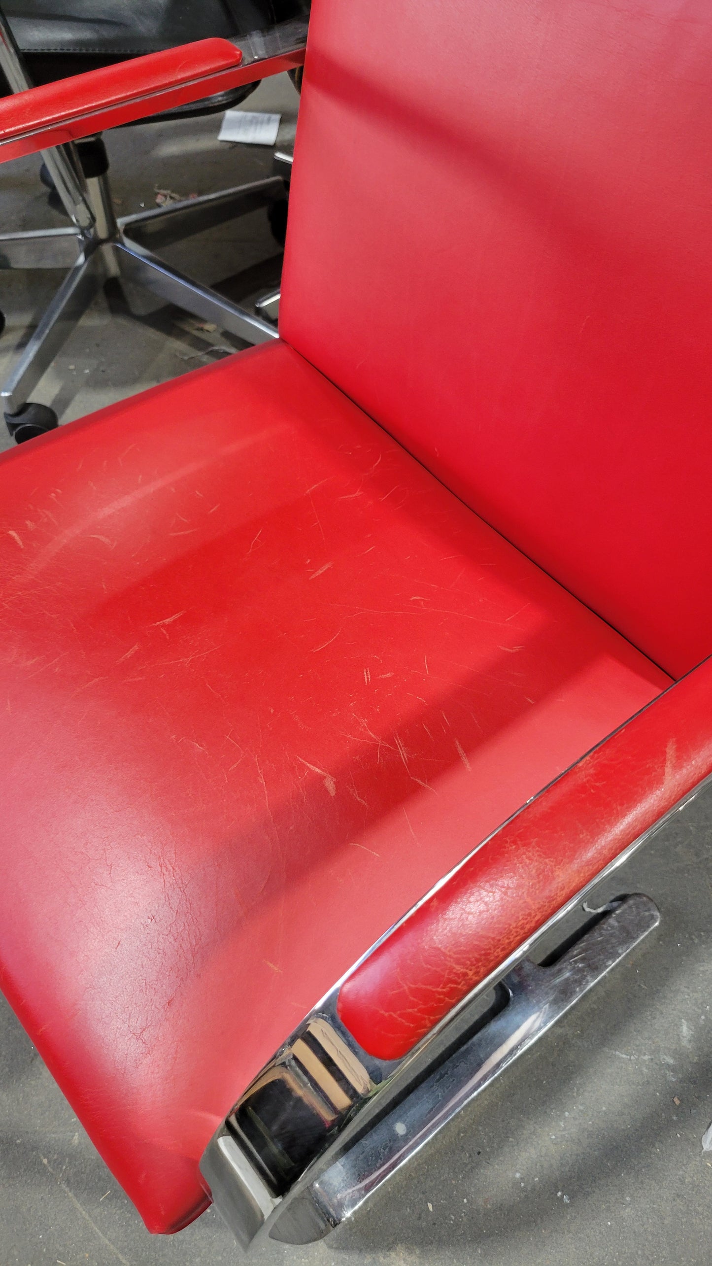 Brueton BRNO Chair in Red Leather