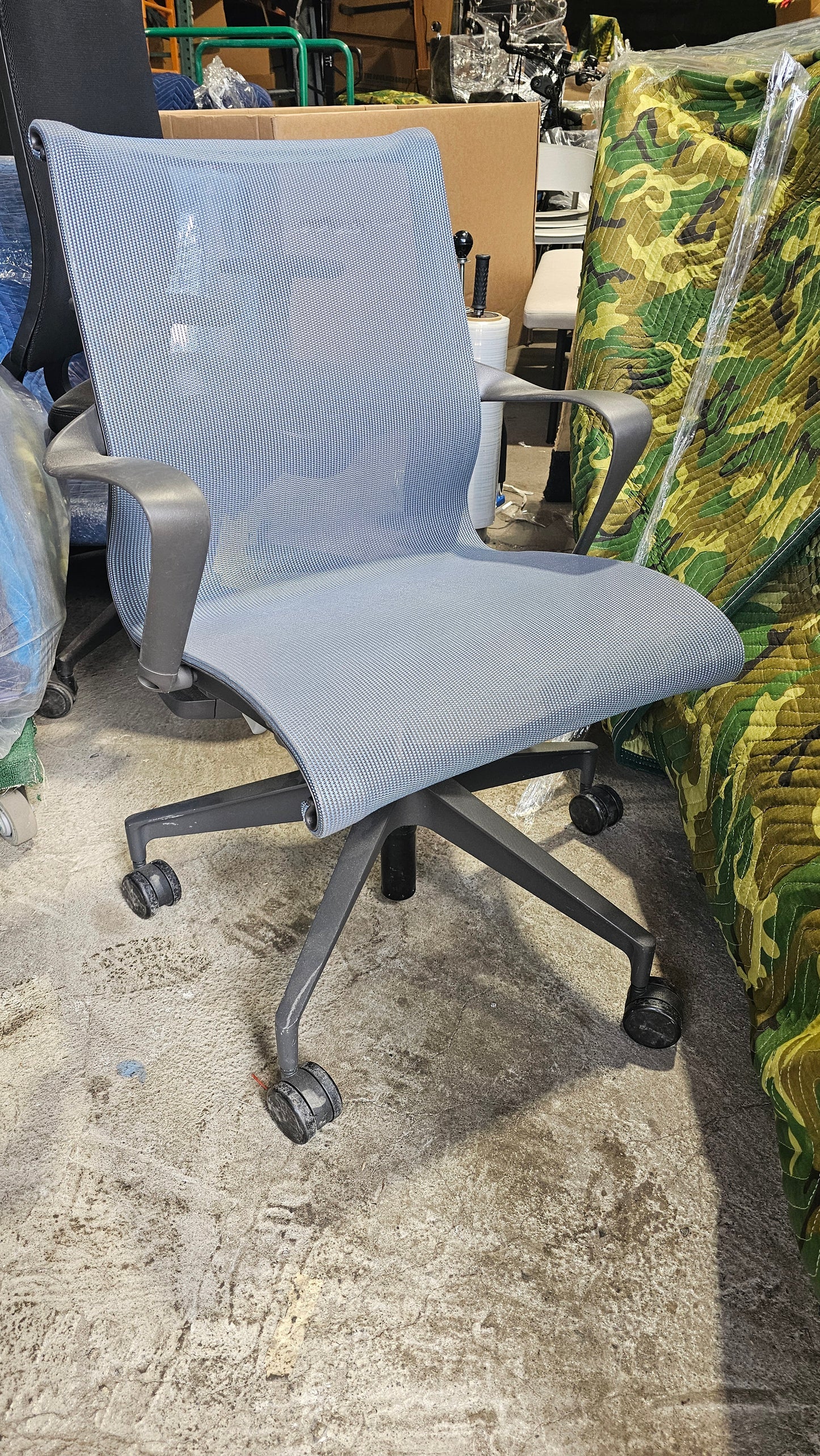 Herman Miller Setu Chair in Blue