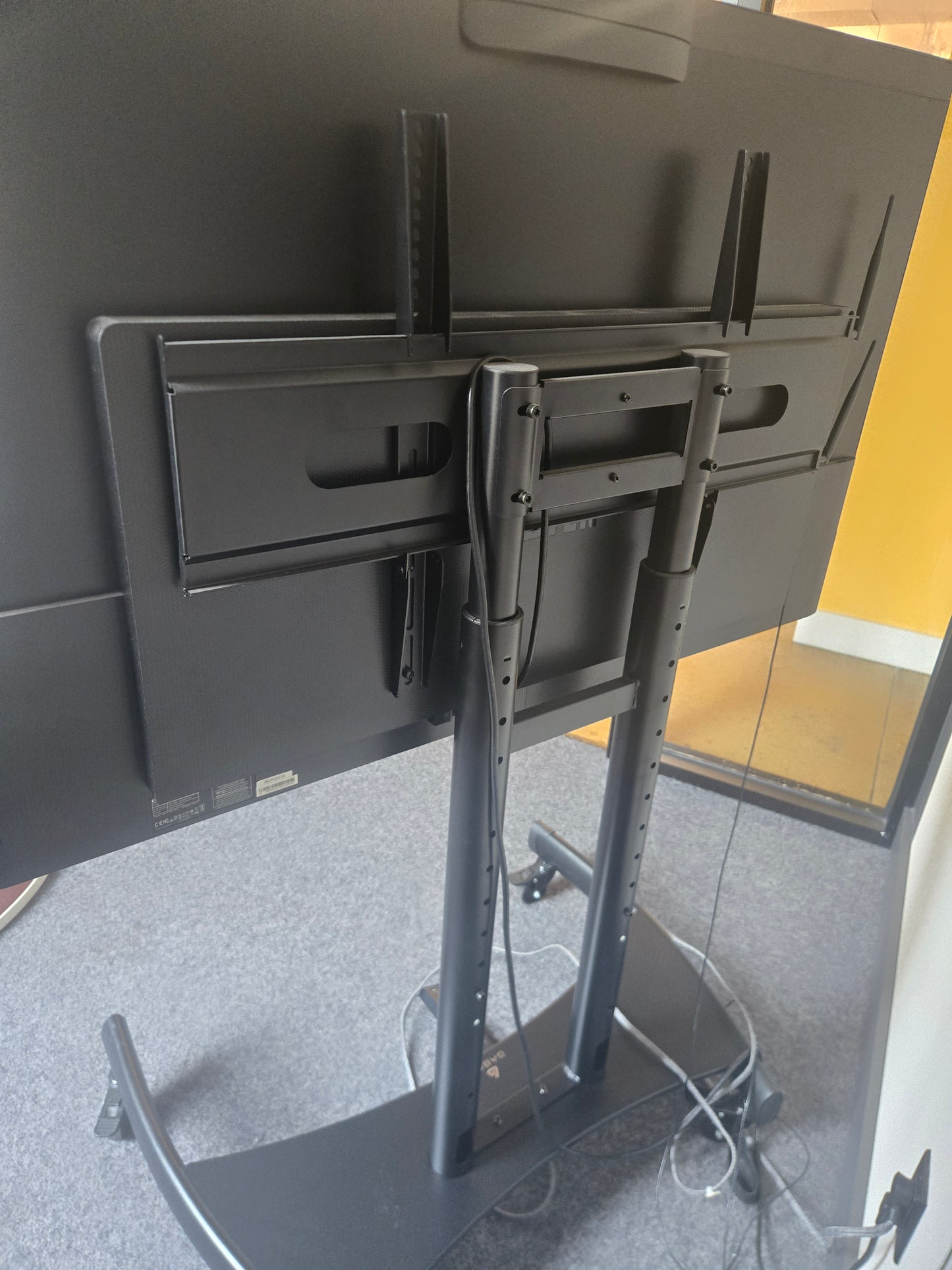 DTEN D7 55-in Zoom Rooms Collaboration Display, Model DB50455, with Mobile Stand